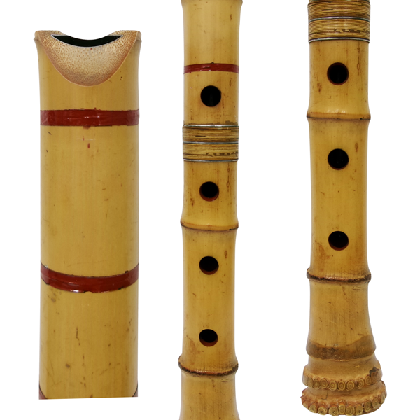 197 尺八 ニ尺一寸管銘ニ印よめません 竹製 一