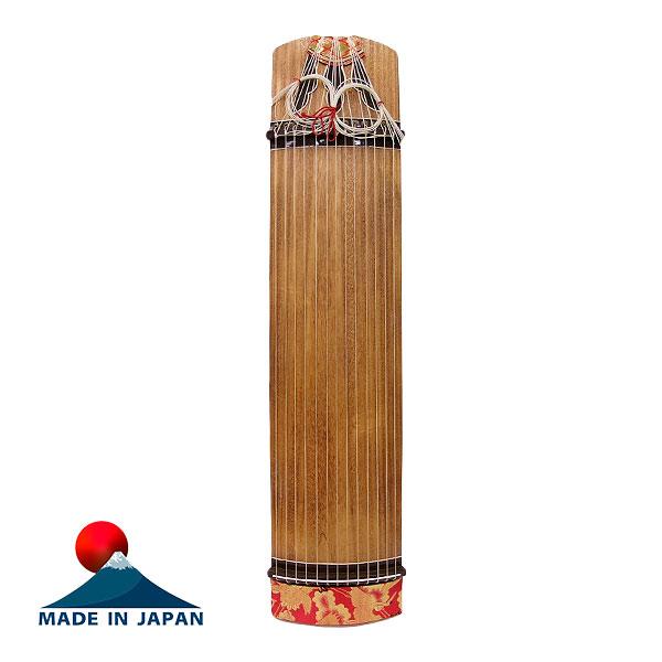 琴 13弦 花柄装飾付き 練習用琴 福山琴 琴 13弦 花柄装飾付き 練習用琴 福山琴(中古・だれでも弾ける三